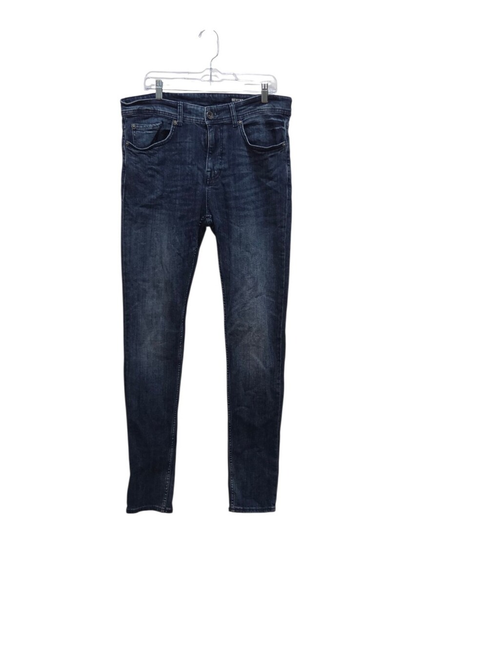 Seven7 Mens 34x34 Super Slim Dark Wash Stretch Jeans Premium Denim Skinny Fit